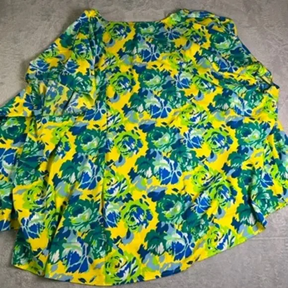 NWT Christian Siriano Kimono Womens 2X/3X Tropical Coastal Grandma Resortwear - Picture 4 of 4